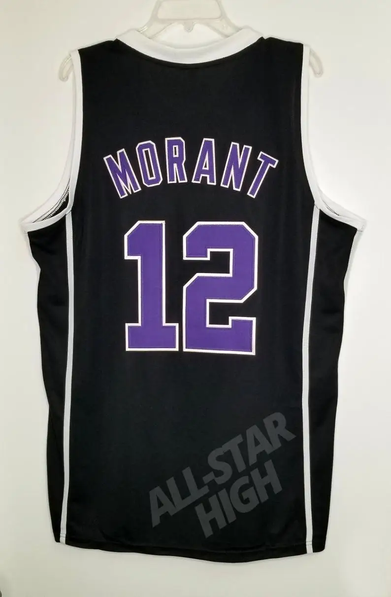 

#12 Ja Morant Crestwood High School Black Basketball Jersey Mens Stitched Custom Any Number Name Jerseys