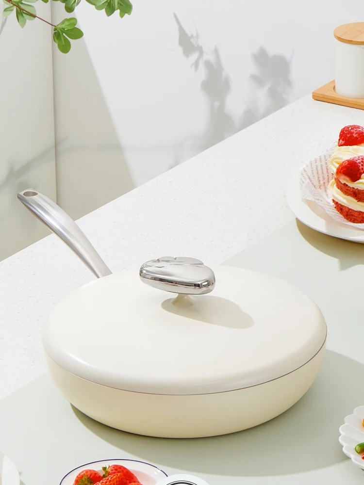 

Maifan stone color non stick pan frying pan household frying pan pan pan electromagnetic stove special for gas stove