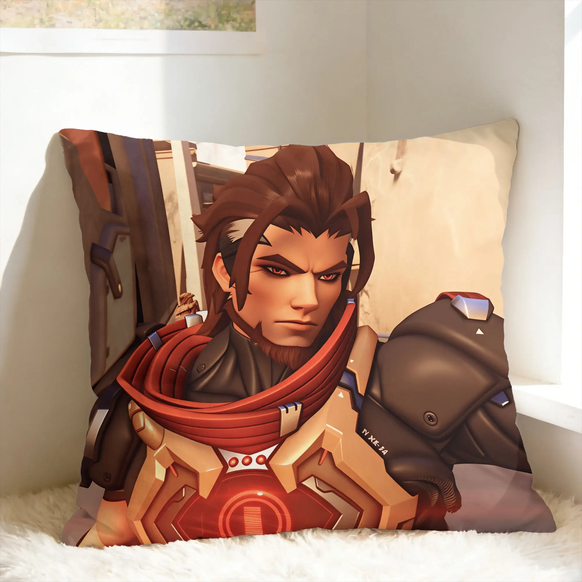 Фото Наволочка O-OverwatchES с графическим рисунком для дивана, кровати, гостиной, современные наволочки №1