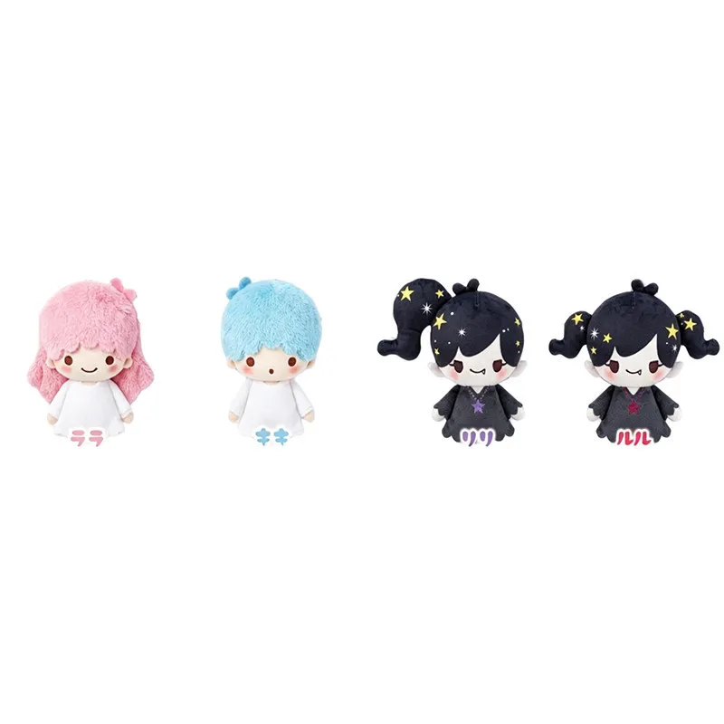 [Предзаказ] Оригинальные плюшевые куклы-перчатки Sanrio Little Twin Stars в темном готическом стиле: Лала, Кики, Рири, Руру — коллекционные игрушки (art.: 3920db28246ef) - 3920db28246ef
