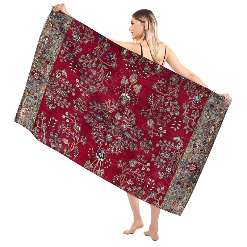 Большое пляжное полотенце