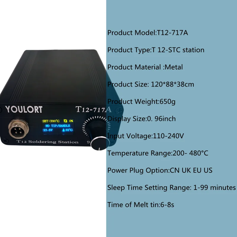 Цифровой паяльник YOULORT T12 OLED нагревательная паяльная станция электронный