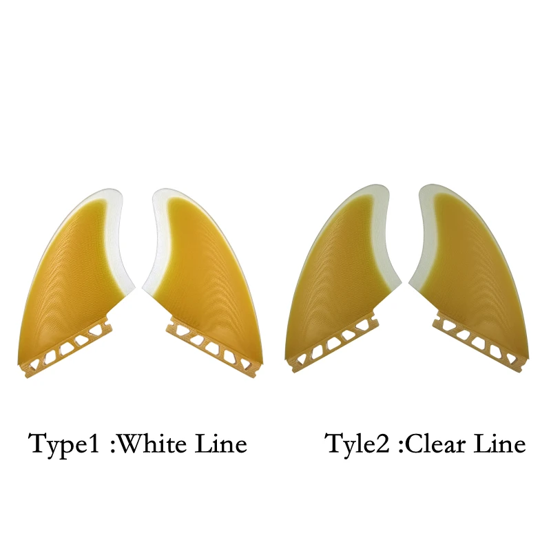 K2 двойные плавники UPSURF FUTURE из стекловолокна для серфинга с двойными керами