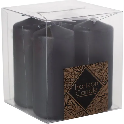 

Veramaya Bar Свеча черная 4 шт. в наборе 3,5x8 см