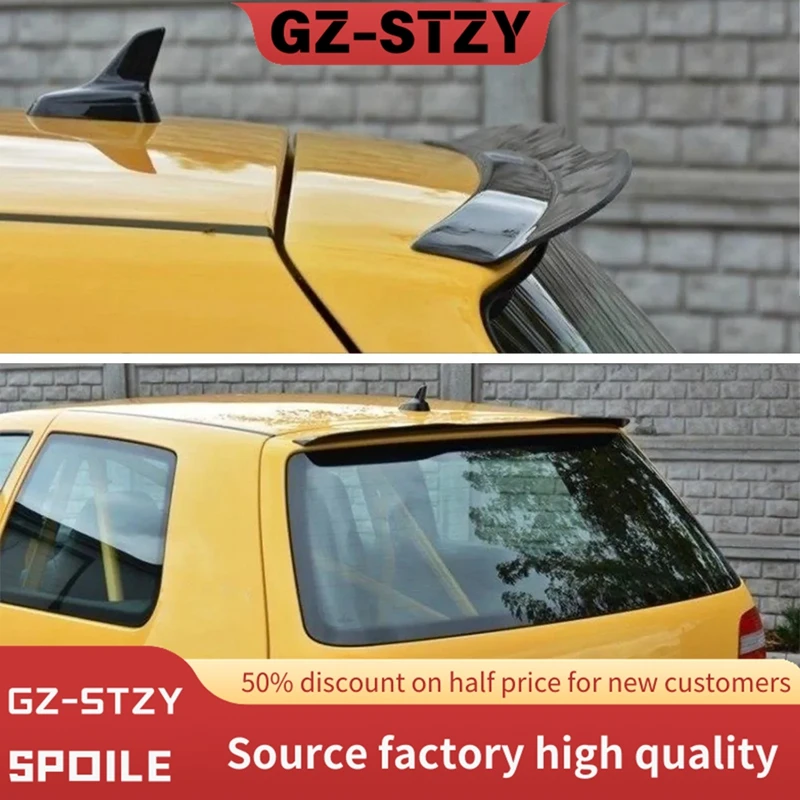 

Задний спойлер на крышу для 97-03 VW Golf 4 MK4 R32, спойлер хэтчбека, АБС-пластик, глянцевый черный автомобильный хвостовое крыло, украшение