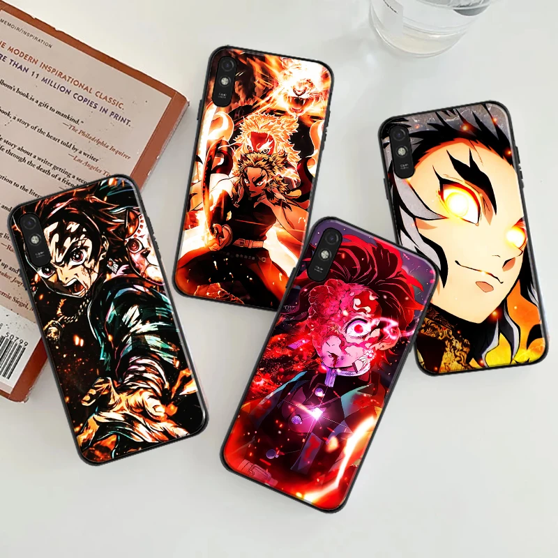 

Japan Anime Demon Slayer Kamado Tanjirou Nezuko Phone Case For Xiaomi Redmi 7 7A 8 8A 9 9i 9AT 9T 9A 9C Note 8 8T 8 2021 Cover