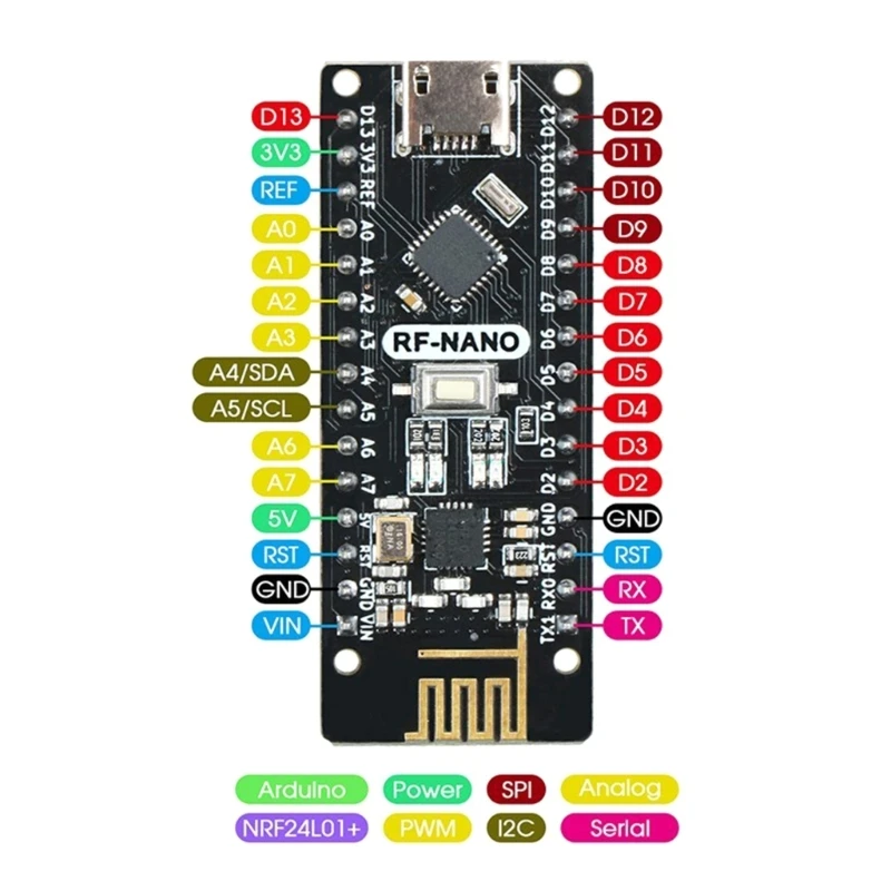 

RF-Nano Compatible ATMEGA328P Serial-Module for Home Automation PCB-Material