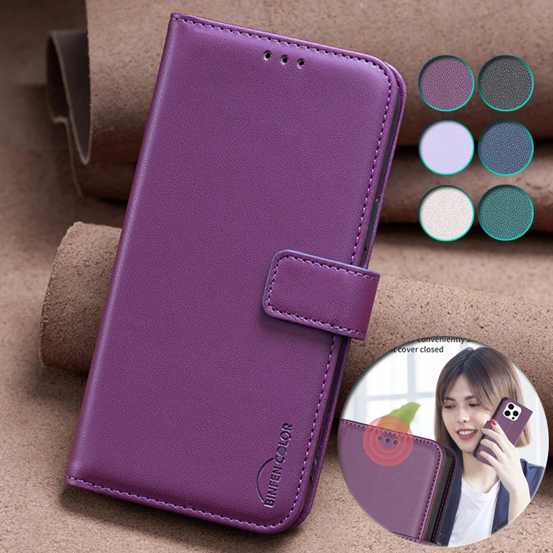 Кожаный чехол-бумажник с магнитной застежкой и отделением для карт Xiaomi Redmi Note 10 4G