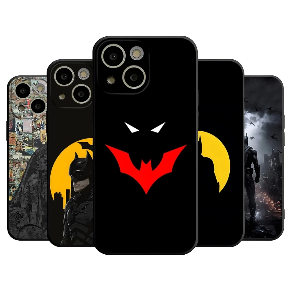 Крутой чехол для телефона с изображением супергероя Бэтмена 14 Pro Max Iphone 15 16 12 Mini 11 13