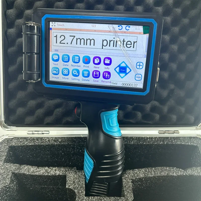 Новый портативный мини-струйный принтер 12 7 мм 600 точек на дюйм печать высокой