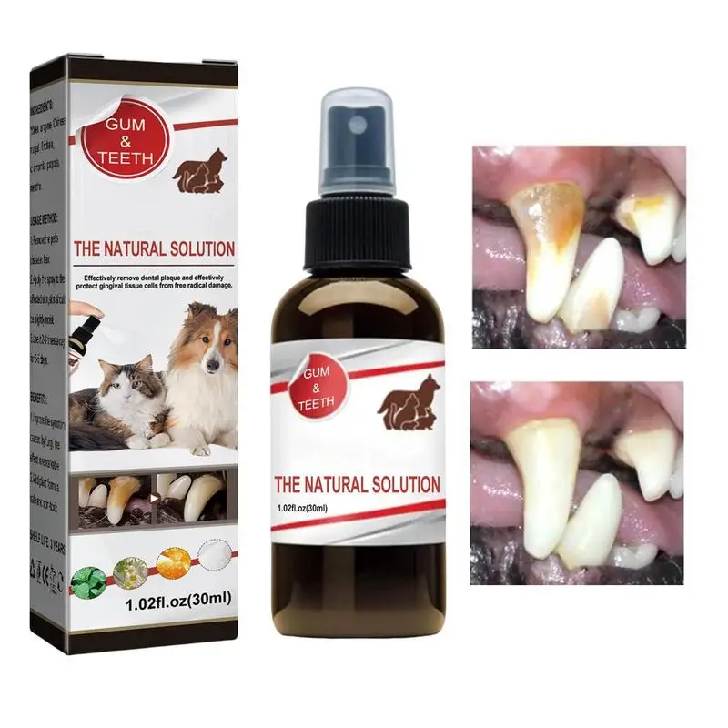 

Pet Spray Dog Oral Care 60ml Bad Breath Teeth Cleaning Breath Freshener Plaque Remover Cats Deodorant Pet Care Supplies