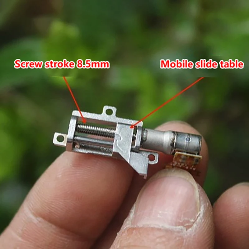 1 шт. мини-5 мм 2-фазный 4-проводной прецизионный металлический шаговый двигатель с