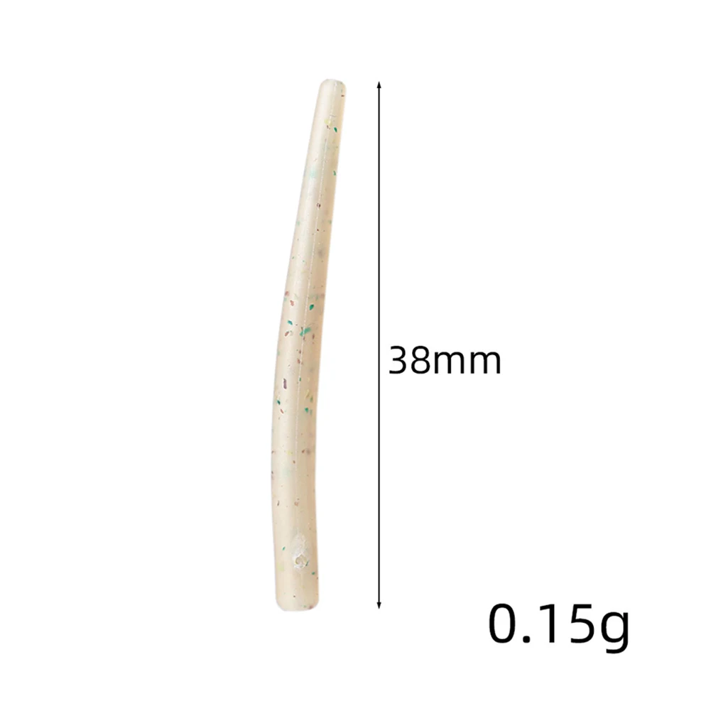 

2022 New Fishing Tackle Gear Accessories Sleeves Anti Tangle Brown Fishing Terminal Long Carp Silica 20pcs 38mm