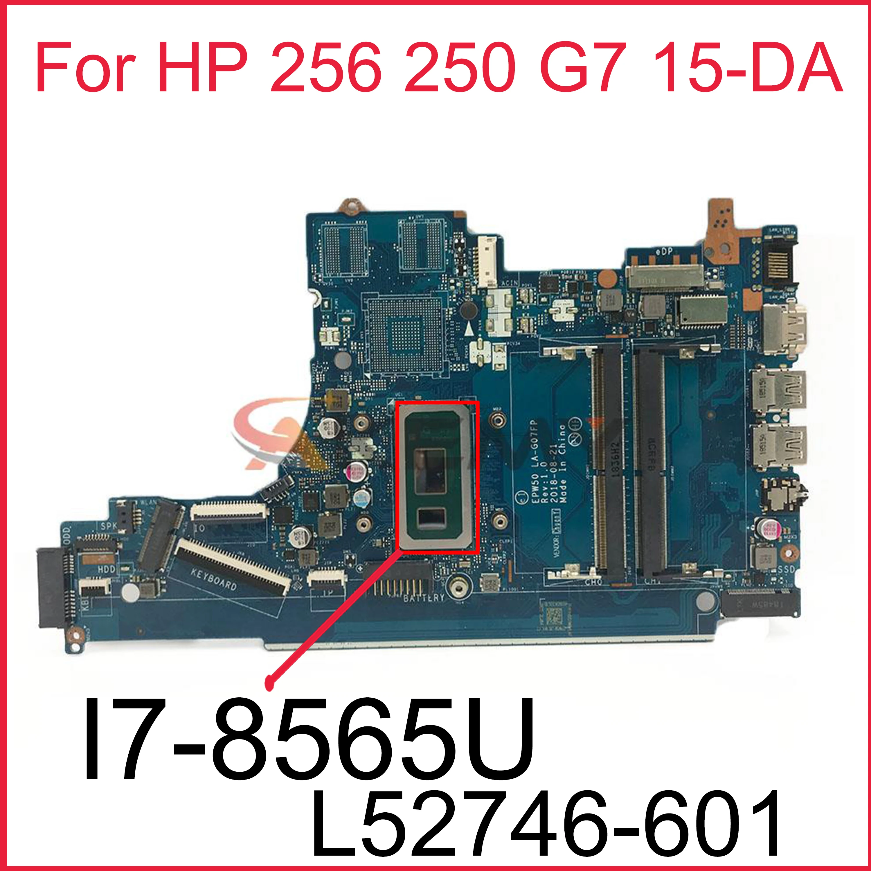 

Материнская плата для ноутбука HP Pavilion 256, 250, G7, 15-DA