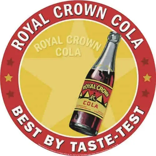

Royal Grown Cola 12x12 Inch Vintage Retro Round Metal Tin Sign Wall Decor Funny Iron Painting 30cm Diameter
