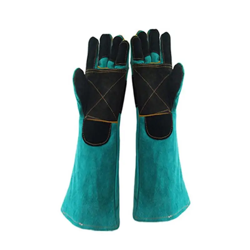 

Перчатки для укусов с антибиотом, длительные кожаные защитные перчатки для дрессировки домашних животных, репеллентов