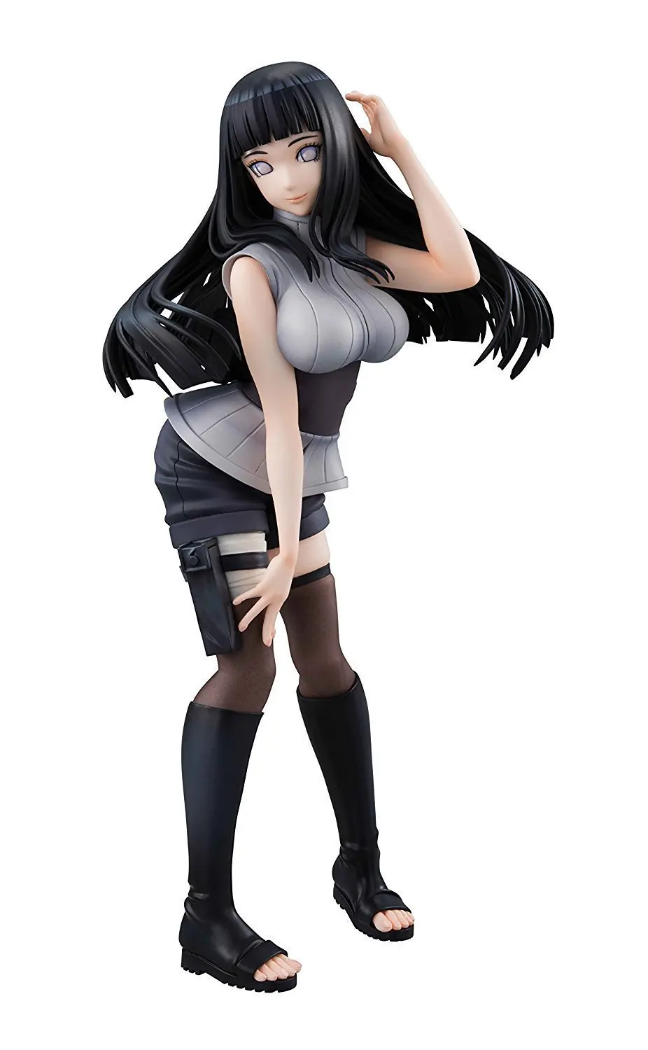 

21CM NARUTO Figure Hyuuga Hinata Sexy Standing PVC Action Figure NARUTO Hinata Lovely Girl Kakashi Obito Sasuke Model Toy Gift