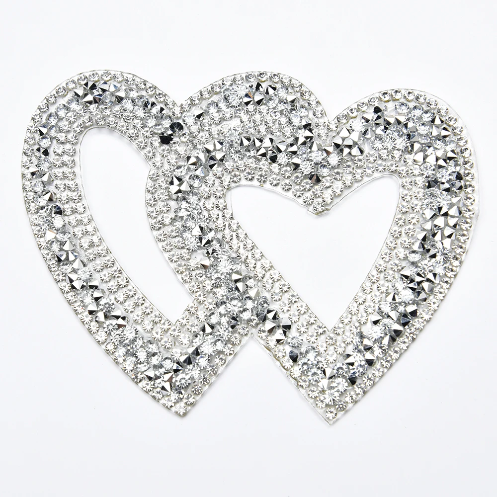 10 шт. двойные мотивы в форме сердца из смолы