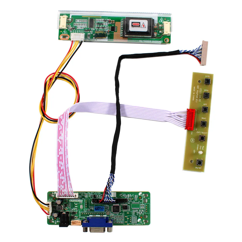 

Плата контроллера VGA LCD работает с 15-дюймовым 1024x768 Φ 20pin LCD