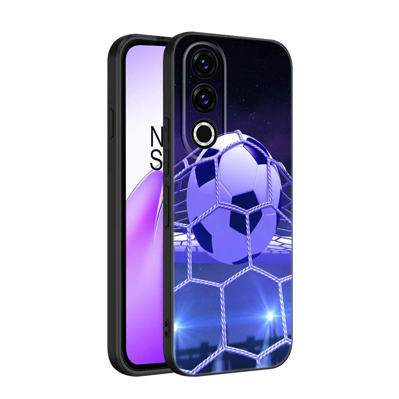 Футбольный мяч Черный силиконовый чехол для OnePlus 10R 11R 12R ACE 2 3 Pro 2V 3V Nord CE 4 Lite N10 N20 N30 SE
