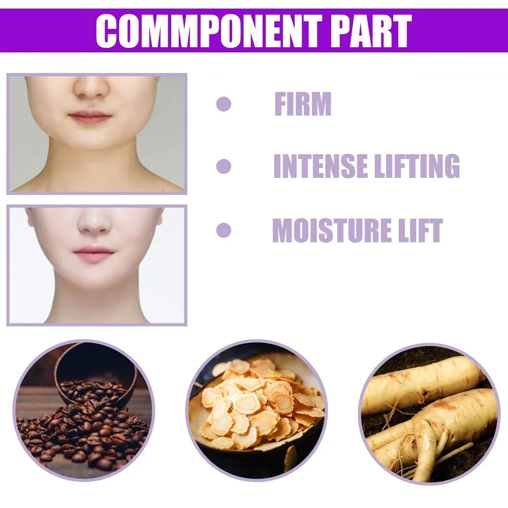 Укрепляющий крем для лица с V-образным вырезом укрепляющий линию челюсти