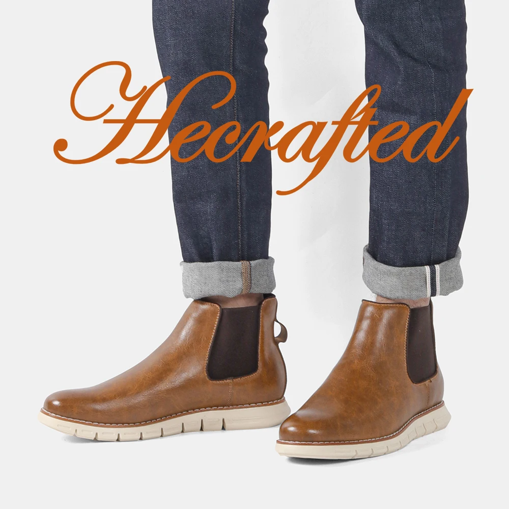 Мужские брендовые ботинки 8-13 2023 модные классические удобные ботильоны высшего