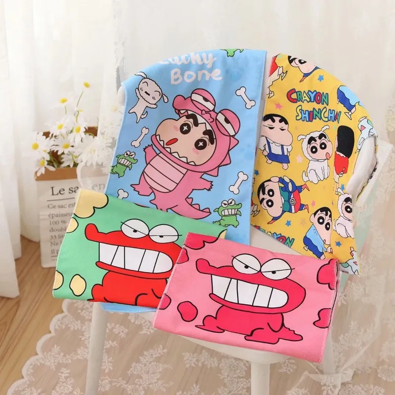 Crayon Shin-chan детское полотенце для лица аниме мягкое быстросохнущее абсорбирующее