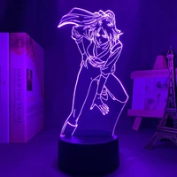 3d light anime bleach yoruichi shihouin for home decoration nightlight cool birthday gift acrylic led night lamp yoruichi bleach