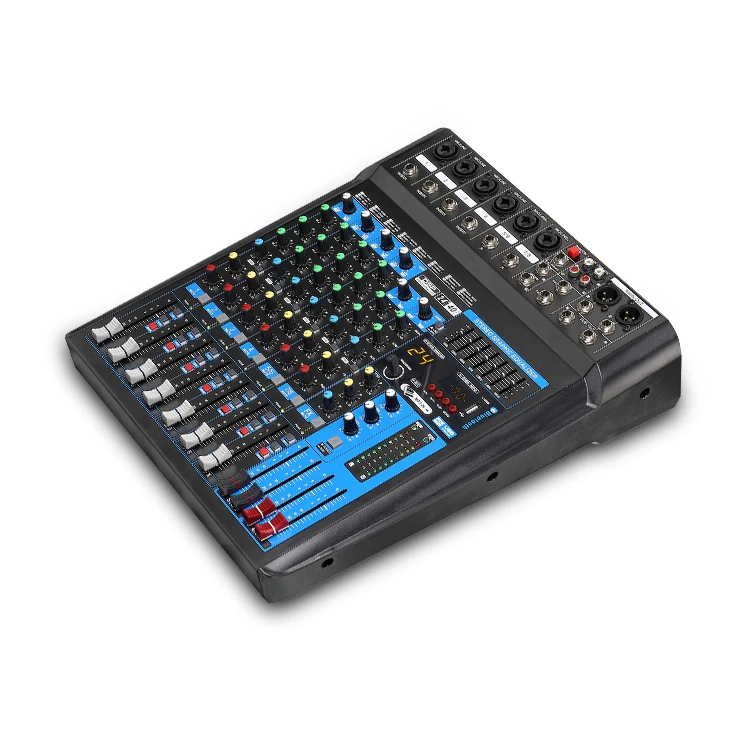 

Professional Built-in 48V Phantom Power DJ Controller/audio Console Mixer Low Price USB Mixer Amplifier Audio Digital Console