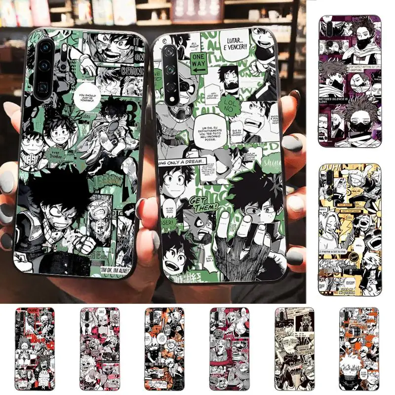 

Anime My Hero Academia Phone Case For Huawei P 8 9 10 20 30 40 50 Pro Lite Psmart Honor 10 lite 70 Mate 20lite