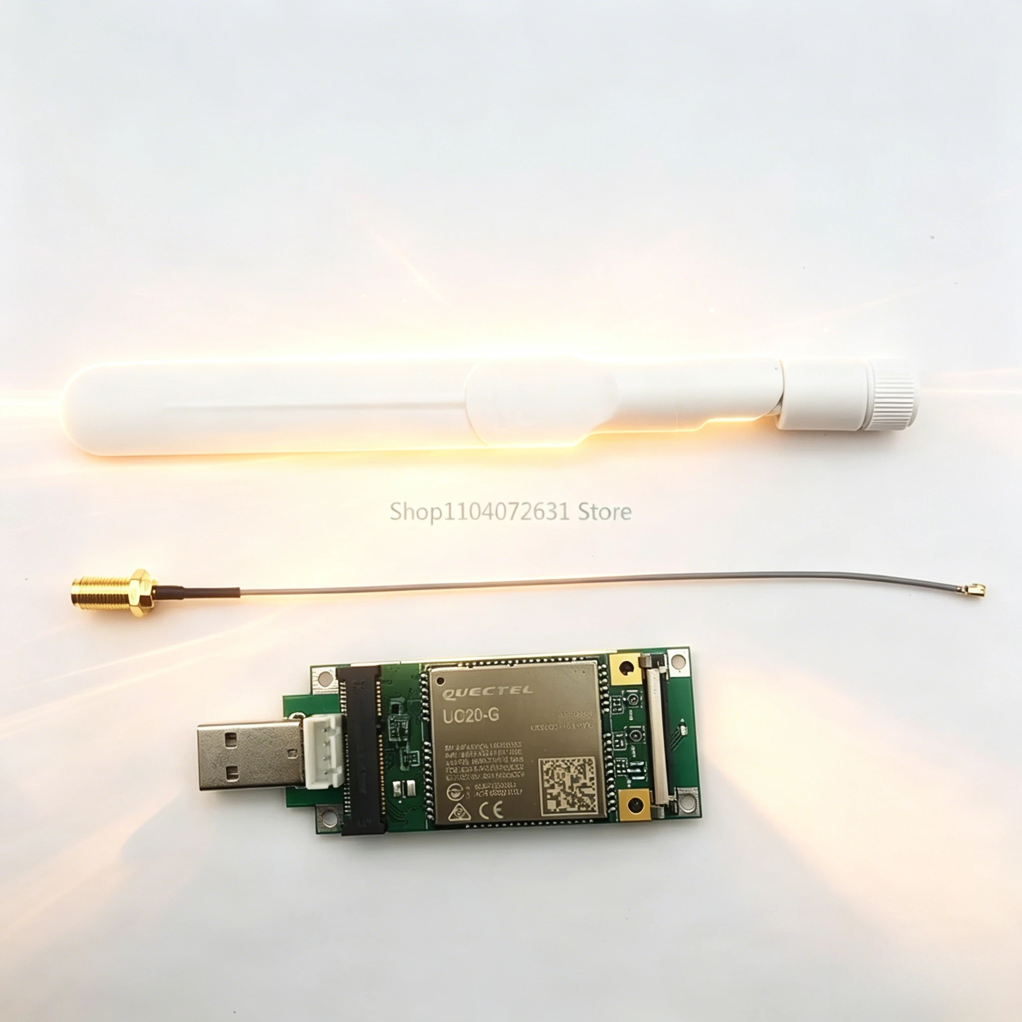 В наличии, бесплатная доставка: модуль UC20-G 3G Mini PCIe + USB-адаптер + антенна + тестовый разъем QFP100 IC (art.: 3920d93237bfd) - 3920d93237bfd