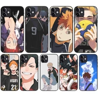 haikyuu volleyball japan anime art phone case for iphone 13 11 12 pro max mini 7 8 6 plus xr x xs se phone cover