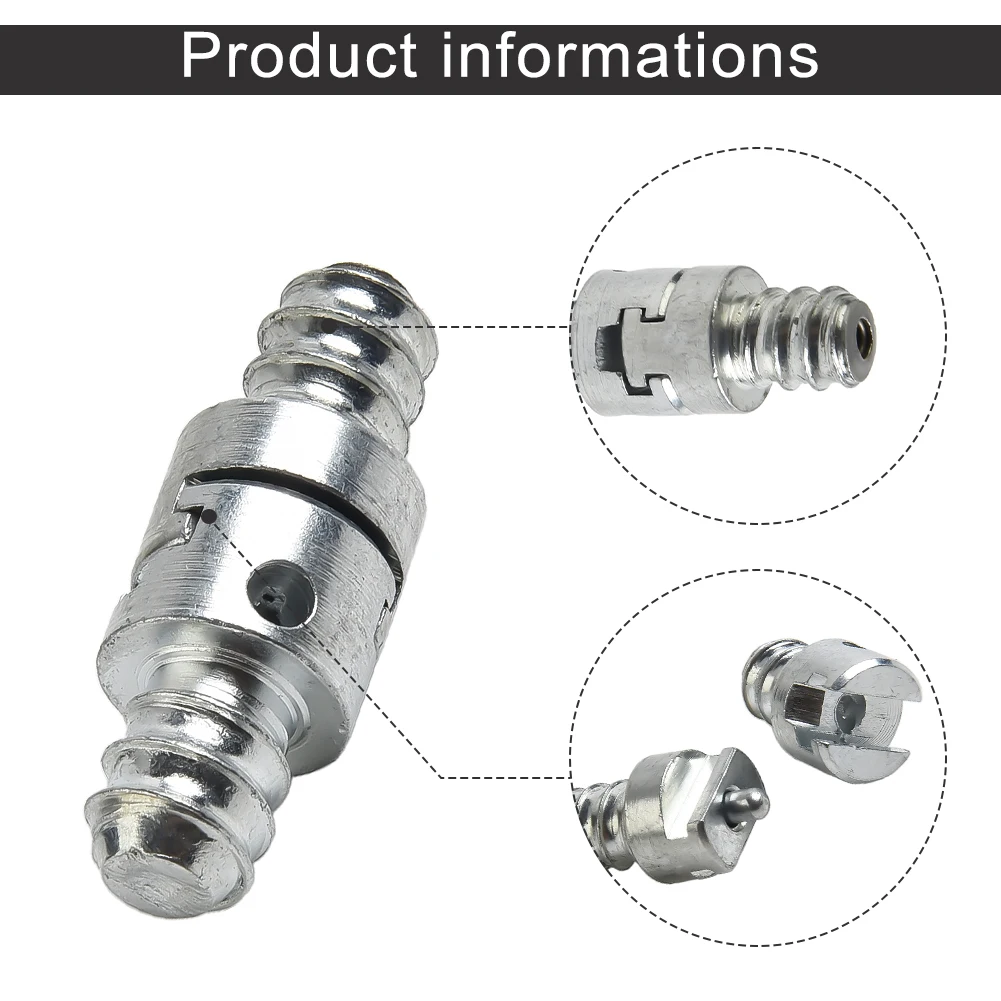 

Brand New Spring Connector Power Tools Galvanized Hot Sale Silver 16mm 2pcs Carbon Steel Convenient Easy To Use