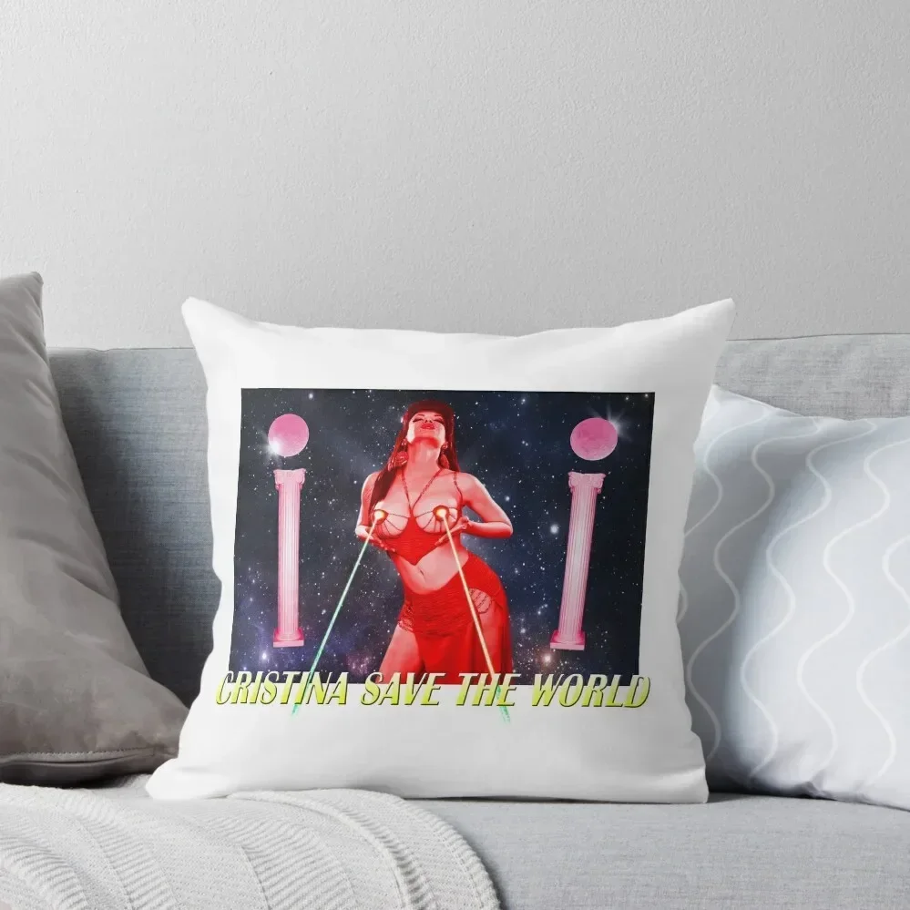 CRISTINA LA VENENO SAVE THE WORLD Декоративная подушка Диванные подушки Предметы домашнего