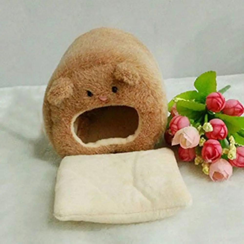 

Plush Sleeping Mini Hamster Hedgehog Warm Guinea Pig Nest Small Animal Pet Bed Hot