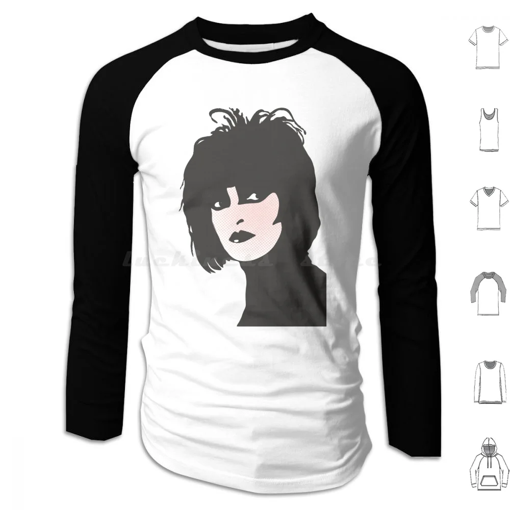 Хлопковая толстовка Siouxsie Sioux с длинными рукавами Siouxsie And The Banshees Tribute портрет фан-арт макияж лицо