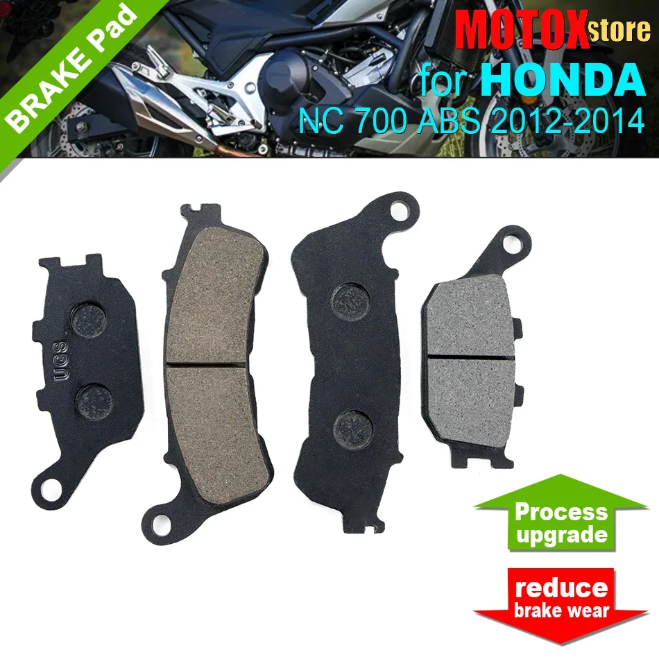 Передние и задние тормозные колодки NC 2012 2014 для мотоцикла HONDA NC700 ABS 700-2013