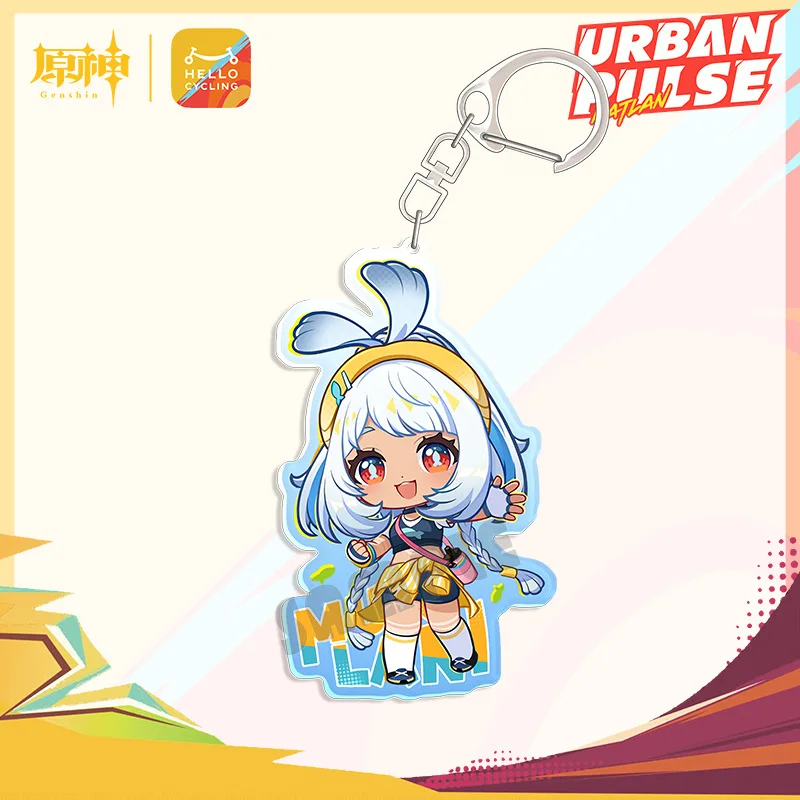 Кинеч Chasca Mu Dua HELLO CYCLING Аниме Брелок Yuan Shen Мужской для Женщин Модная Фигурка