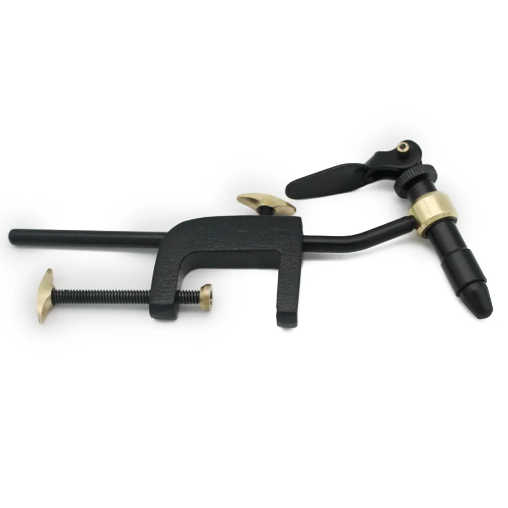 

Fly Fishing Tackle Kit Fly Tying Vise Rotary Vice Tier Fishing C-Clamp Durable Pointed Mouth Design For Fishing