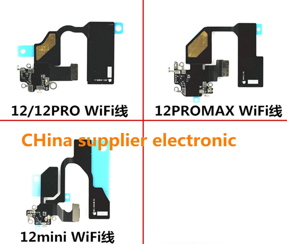 

5pcs WiFi Flex Cable for iPhone 14 13 12 11 Pro Max Wireless Wi-Fi Signal Antenna Ribbon Parts