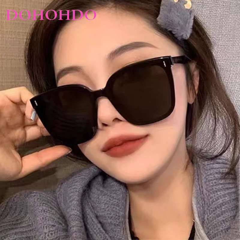 Негабаритные квадратные трендовые солнцезащитные очки с дизайном рисовых