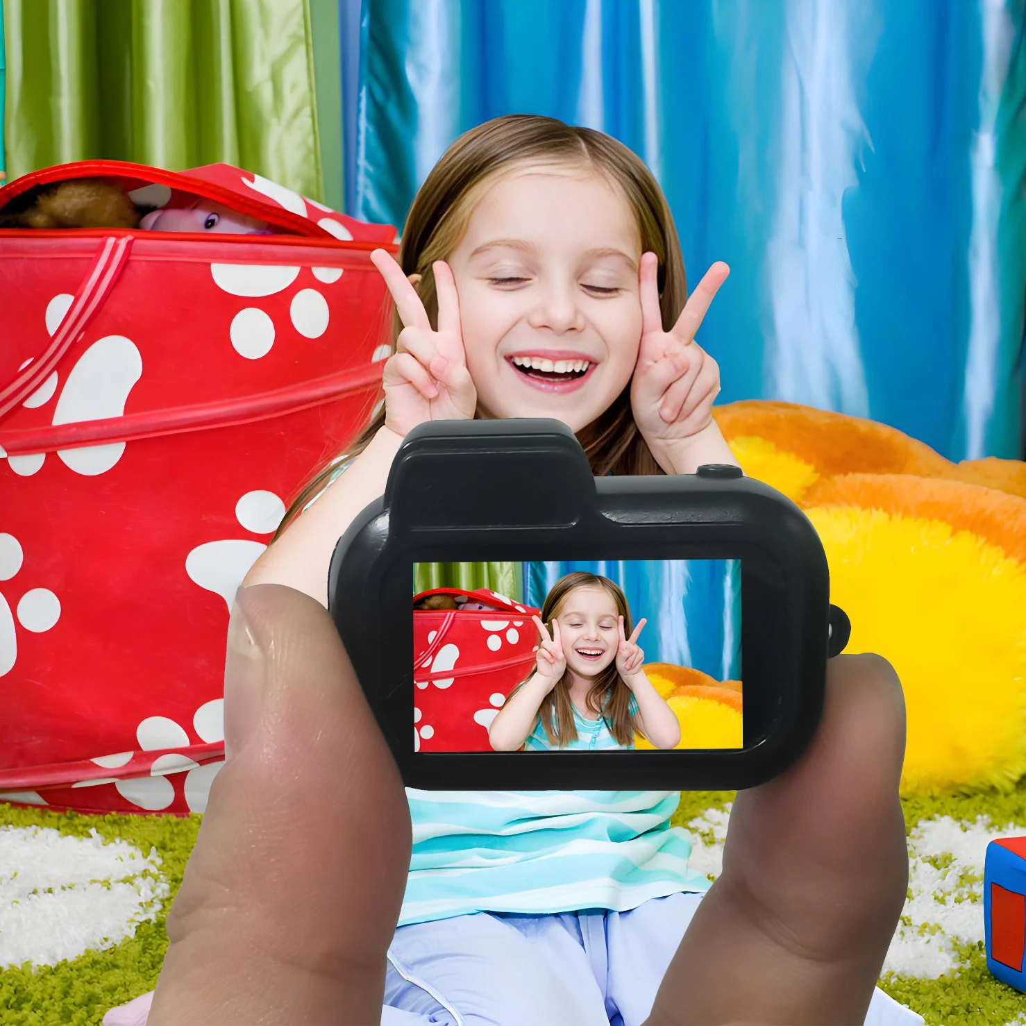 Мини-фотография Y4000 для детей с монитором поддержка уличного видео SD-карта Micro