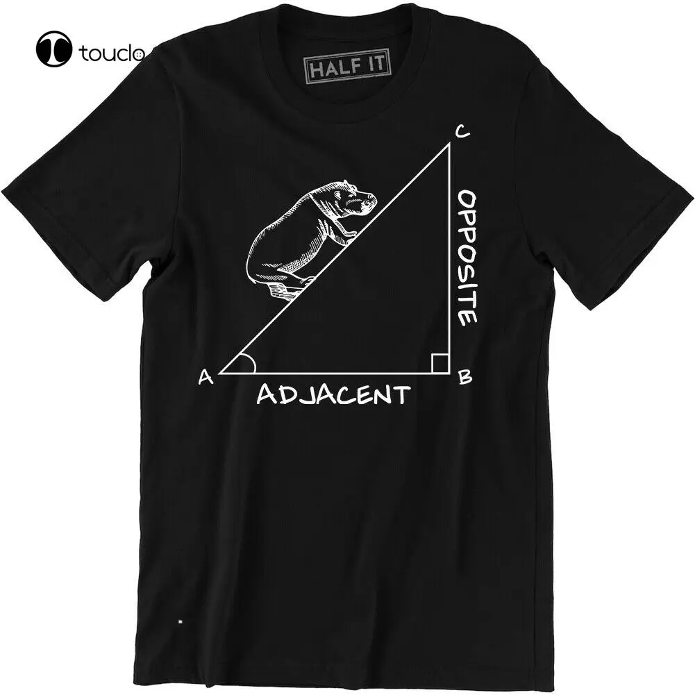 

Hippotenuse Adjacent Opposite Triangle Geometry Math T-Shirt Tee Tee Shirt Fashion Funny New Xs-5Xl