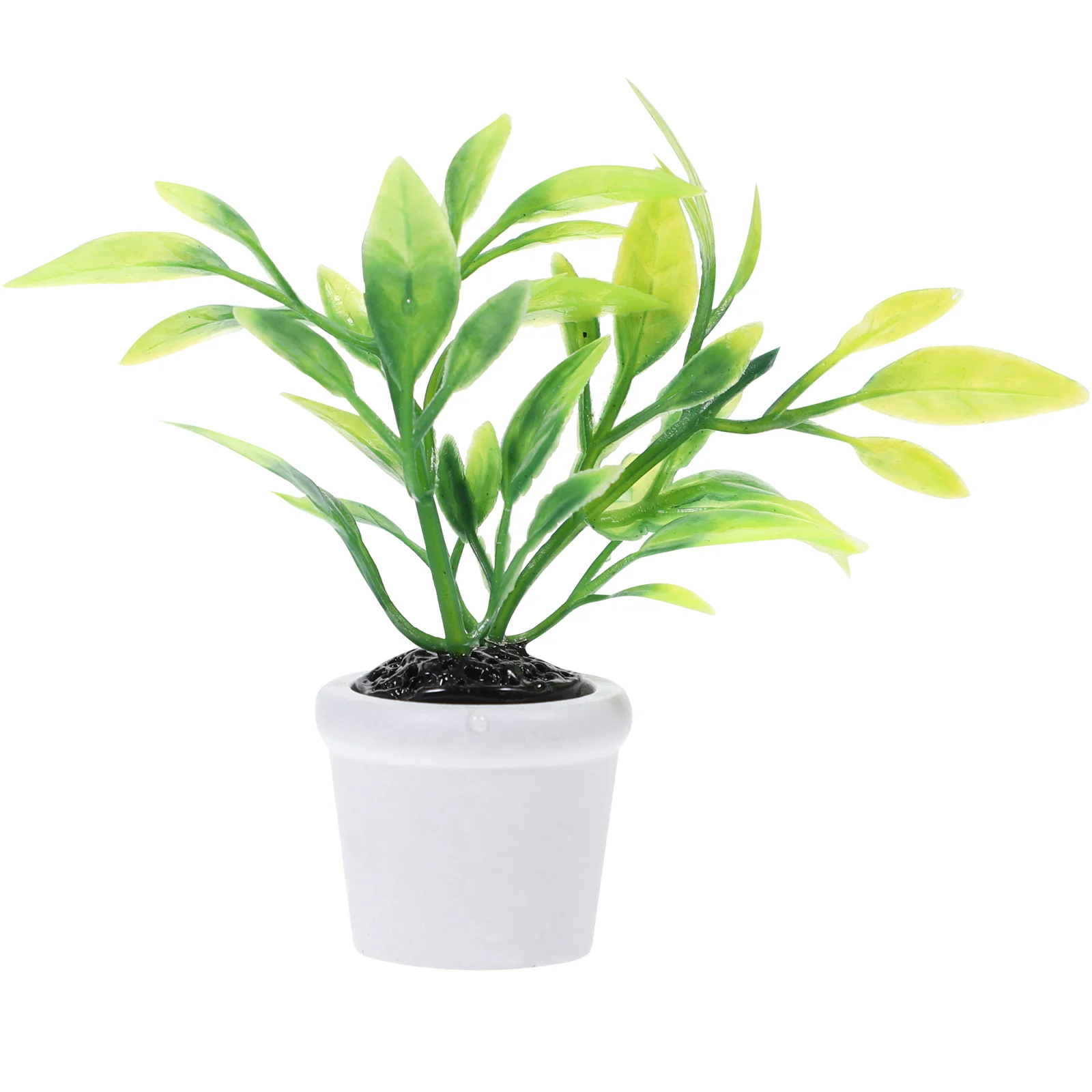 

House Plants Artificial Mini Plants Mini Potted Decorate Mini House Plastic Supplies 1:12 Plants