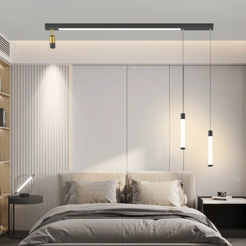 

Modern Minimalist LED Ceiling Light Bar Counter Long Strip Spotlight Living Room Ceiling Chandelier Bedroom Office Decor Fixture