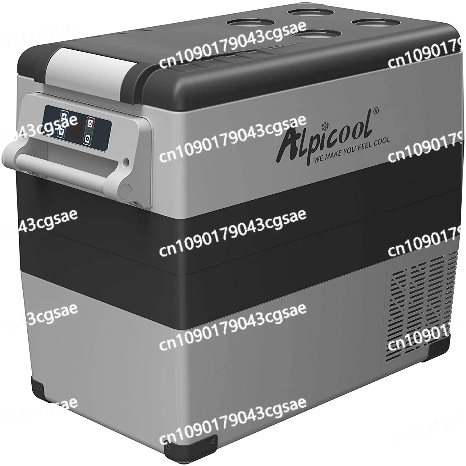 55L Alpicool Автомобильный Холодильник DC12V24V Компрессор Портативный с Морозильной