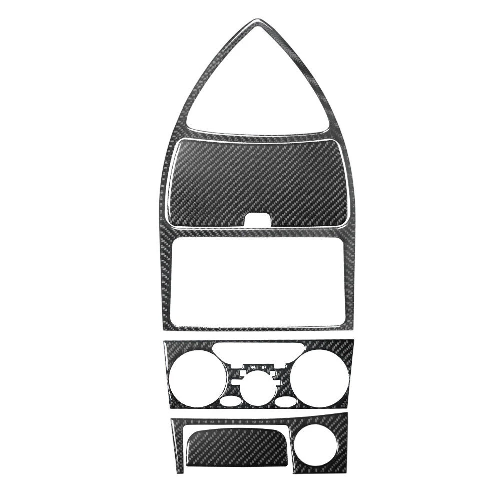 

Elevate Your Driving Experience Carbon Fiber Central Console Panel Cover Trim Set of 5 Designed for Toyota Celica 2000 2005