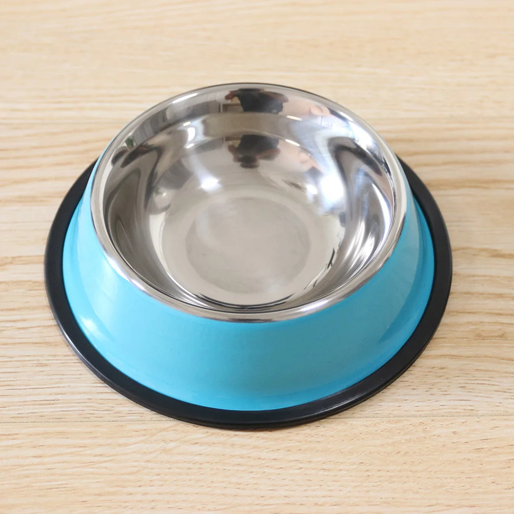 Миска для собак из нержавеющей стали посуды воды лапы миска корма кормушка