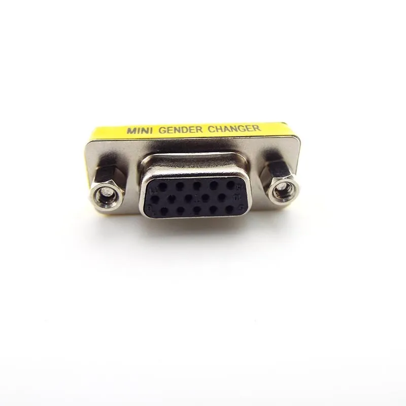 Фото 15-контактный двойной разъем D-Sub (женский) на разъем MINI VGA (женский) – переходник для удлинительного кабеля VGA E4 №4