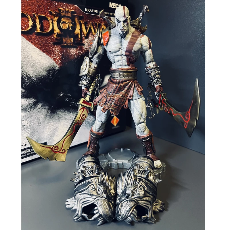 

Экшн-фигурка Бога войн Kratos, 7-дюймовая игра, наружная кукла, искусственные соединения, подвижная модель, орнамент, игрушки, подарки для детей